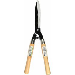 Benson Heggenschaar/snoeischaar gegolfd - met handvat - hout - 50 cm - Heggenscharen