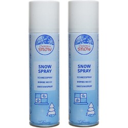 4x stuks milieuvriendelijke sneeuwspray / spuitsneeuw 150 ml - Decoratiesneeuw