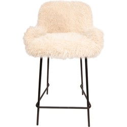 PTMD Leander Bar Chair Hair Beige