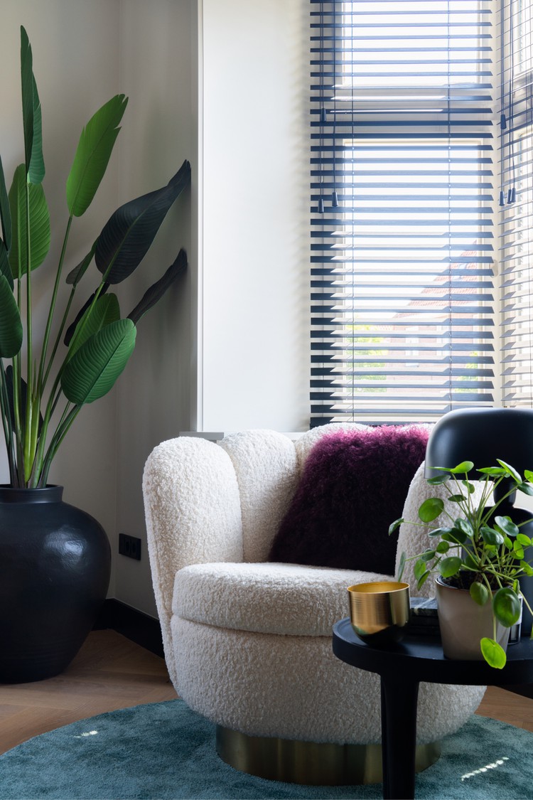 Teddy fauteuil in woonkamer