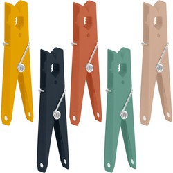 Urban Living Jumbo Size wasknijpers - 24x - kunststof - 9.5 cm - Knijpers