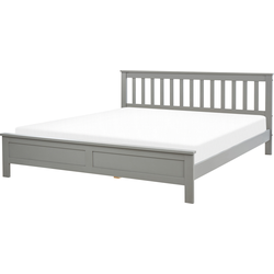 MAYENNE  - Tweepersoonsbed - Grijs - 180 x 200 cm - Dennenhout