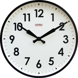 Cloudnola Factory Clock 45cm Black