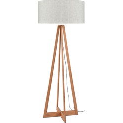 Vloerlamp Everest - Naturel/Bamboe - Ø60cm