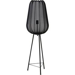 Light & Living - vloerlamp - Plumeria - zwart - metaal - driepoot-lamp - E27 - 1735112