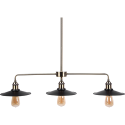 Beliani MONTONE - Hanglamp-Zwart-Metaal