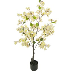 Greenmoods Kunstplant Bougavillea - Bougainvillea spectabilis- Nep plant - 1 Stuk - 120cm - Wit