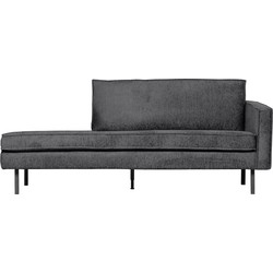 BePureHome Daybed Right Rodeo - Velvet - Mountain - 85x203x86