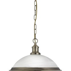 Hanglamp Bistro Metaal Ø34cm Messing