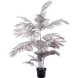 Light&living Ornament in pot 145x135x135 cm PALM metallic grijs