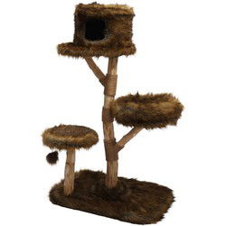 Klimboom pinus 136cm bruin
