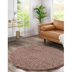 Candy Shaggy Rond vloerkleed