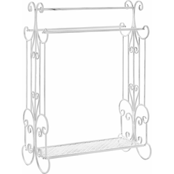 GLADIS - Handdoekrek - Wit - IJzer