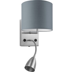 wandlamp Read Bling Ø 20 cm - lichtgrijs