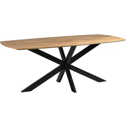 Eetkamertafel Mango Deens ovaal 240x100 cm met Spinpoot