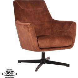 Draaifauteuil Toby 75x80x85 cm