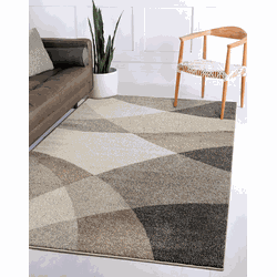 Belos Modern Beige vloerkleed - Designer - 140 X 200CM