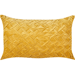 CHOISYA - Sierkussen - Geel - 30 x 50 cm - Fluweel