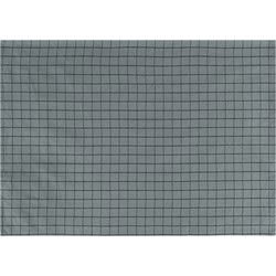 Krumble Theedoek met ruitpatroon - 40 x 60 cm - Katoen - Grijs