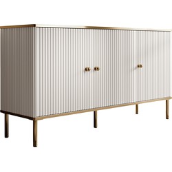 Meubella Dressoir Vanty - Wit - 140 cm