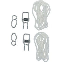 4gardenz RVS Hangmat Ophanghakenset - tot 200 kg