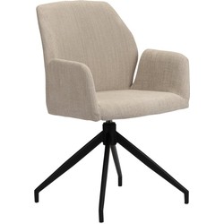 Pole to Pole - Storm rotation chair - Chenille - Beige