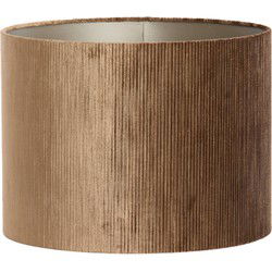 Light & Living - kap - Flair - bruin - textiel - Ø 40cm - E27 - 2240949