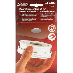 Alecto MK-2 Magnetische Montageset voor Rook- en Koolmonixidemelders
