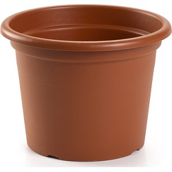 Plasticforte Plantenpot - bruin - rond - 25 x 19 cm - Plantenpotten