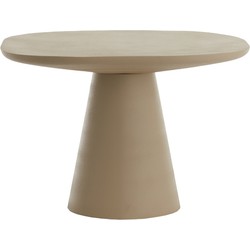 Light&living Bijzettafel 60x60x41 cm ABALA mat taupe