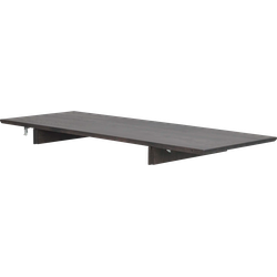 Filippa verlengstuk voor de ronde Filippa eettafel donkerbruin - 45 x 120 cm