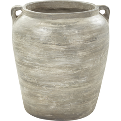 Beliani KERRIA - Plantenbak voor buiten-Grijs-Terracotta