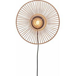 Wandlamp Hokkaido - Bamboe - Ø38cm