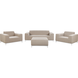 Beliani ROVIGO - Loungeset-Beige-Polyester