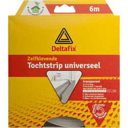 Tochtstrip univ 9x7mm transp.6m