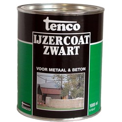 Ijzercoat zwart 1l verf/beits