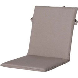 Stapelstoelkussen outdoor Panama taupe 97 cm x 49 cm (4 stuks)