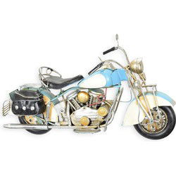 A TIN MODEL OF A MOTORCYCLE