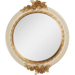 Clayre & Eef Spiegel Beige Kunststof