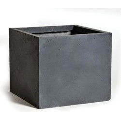 Bloembak Kubus lood 28 x 28 cm Mc light