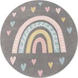 Kinderkamer Vloerkleed - Ninaro - Grijs - 240x340 cm