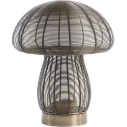 Light & Living - Theelicht MUSHROOM - 28x34x34cm - Brons