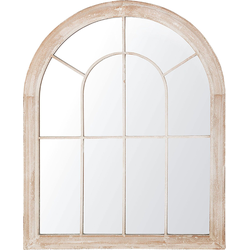 Beliani EMBRY - Wandspiegel-Beige-Staal