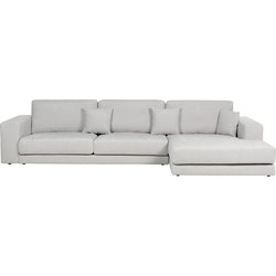 Beliani LOFOTEN - Hoekbank-Grijs-Polyester