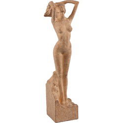 PTMD Deco Object Aleah - 11x10x50 cm - Poly - Bruin