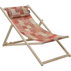 Madison - Houten strandstoel Jacky Terra - 120x55cm