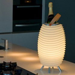 Lamp Kooduu Synergy 35-S - Bluetooth Speaker - LED Lamp - Wijnkoeler