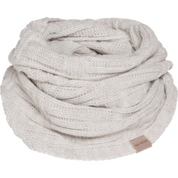 Knit Factory Bobby Gebreide Colsjaal Dames & Heren - Nekwarmer - Ronde Sjaal - Beige