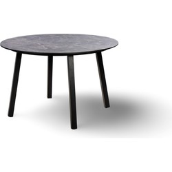 Teeburu tafel black/concrete dia. 120 cm - Yoi