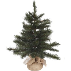 Triumph Tree Forest Frosted Kunstkerstboom in Jute - H60 x Ø46 cm - Groen